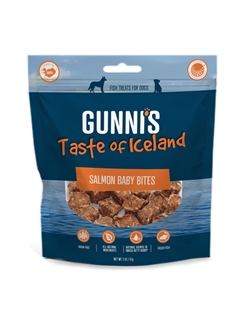 Gunnis Mini bidder Laks  71g - Salmon baby bites
